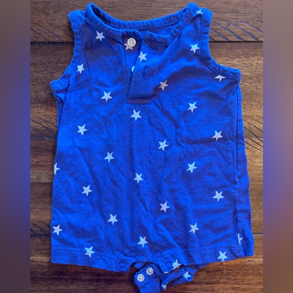 Primary Stars Sleeveless Romper size 0-3 months